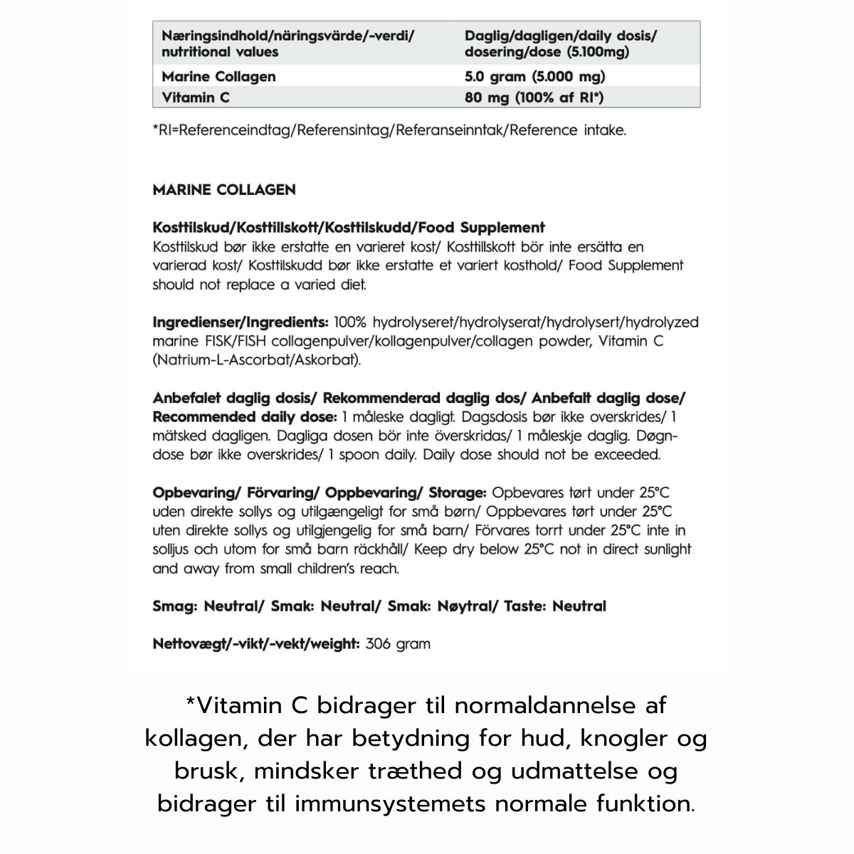 marine kollagen vitamin c