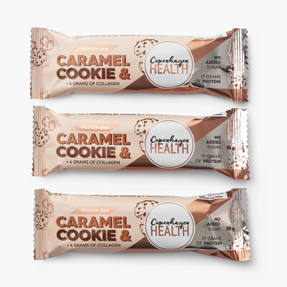 Proteinbar Cookie &amp; Caramel (+4 gram kollagen)