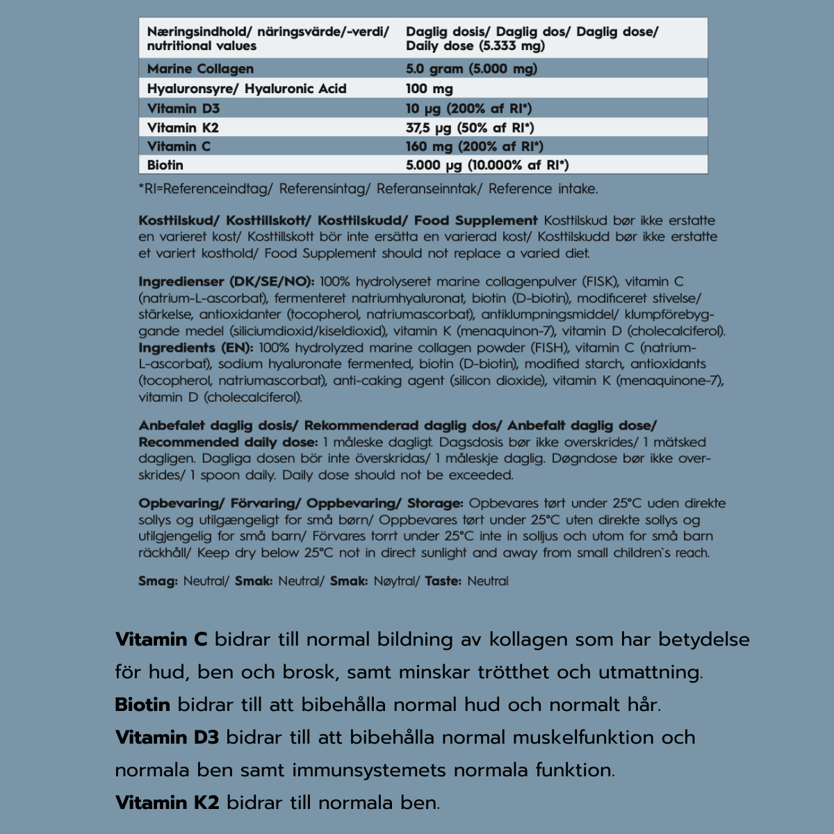 Marine Collagen Pro Edition (60 dagar)