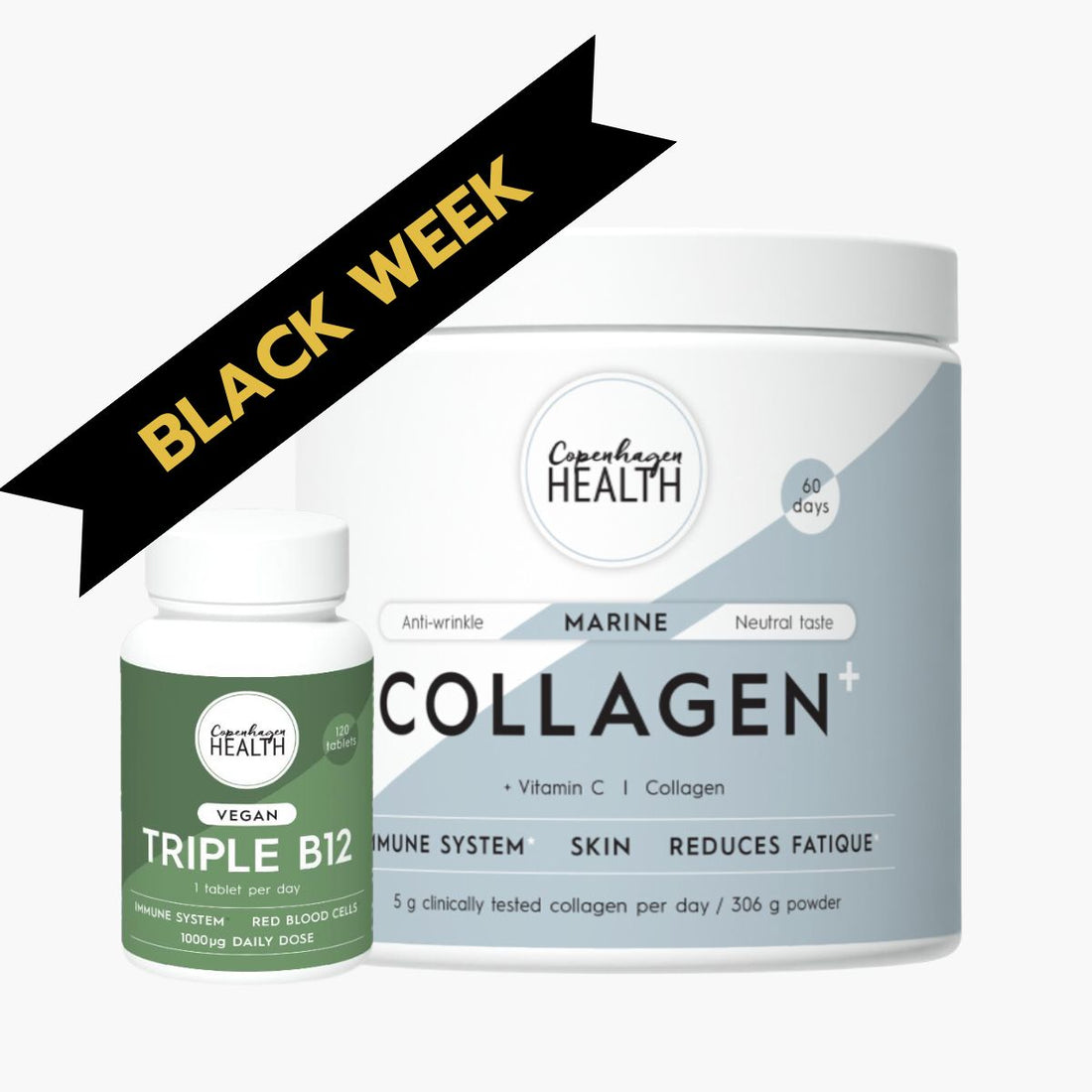 Marine Collagen+ och Triple B12 Vegan